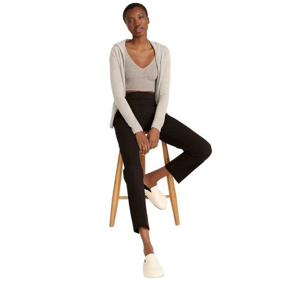 NWT J.CREW New Remi pant in bi-stretch cotton/ BLACK - Picture 2 of 4